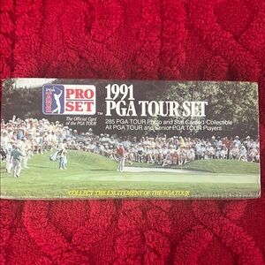 PGA Pro Set collector cards.